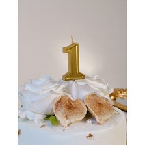 골드 엠보 숫자초 골드숫자초 생일초 파티초 기념일, 5