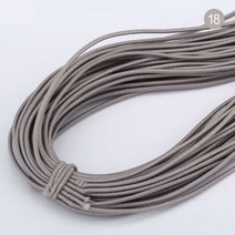 Meetee 45meters 2mm 라운드 탄성 로프 두꺼운 고무 밴드 DIY 만들기 야외 프로젝트 텐트 카약 보트 봉제 의류 액세서리, 18
