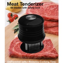 스테인레스 스틸 고기 tenderizer 식기 세척기 비 잠금 새로운 도착 ss 56 블레이드 고기 해머 스테이크 바늘, 보여진 바와 같이, 하나
