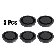 환기구 환풍기 커버 부속 주름관 5pc 옷장 옷장 액세서리 공기 환기 장식 인공 호흡기, 검은색