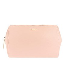 FURLA 여성 화장품 파우치 EAW2LN1 B30000 일렉트라 사피아노 가죽 미디엄 화장품 케이스 레이디스