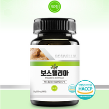 HACCP 인증 인도산 보스웰리아 추출분말 보스웰릭산 효능 캡슐 관절 우슬추출분말 아미노산 미네랄 비타민 19종유산균 첨가물없는 보스웰리아파는곳 600mg x 90정, 2통