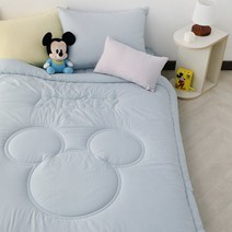 [아망떼] x디즈니 콜라보 미키마우스 먼지없이 보드라운 차렵이불베개세트SS