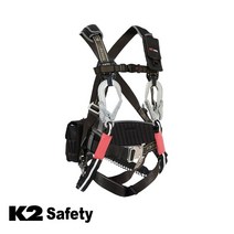 K2 전체식 안전벨트 KB-9203(Y) 일체형더블 건설현장 안전대 생명줄 위험작업용