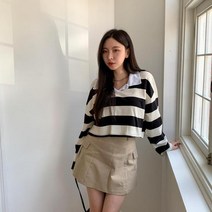 여자 카고치마 슬림핏 슬렌더 a라인 스커트
