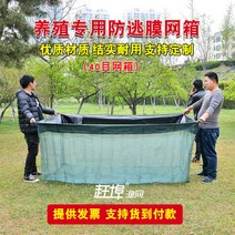 뚜껑 양식 케이지 미꾸라지 장어 게 케이지 물고기 케이지 랍스터 탈출 방지 케이지-181305, 신소재 6m 길이 x 6m 너비 x 2m 높이의 탈