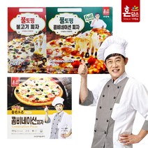 [한맥식품] 이경규의 풀토핑 피자 3종 / 불고기 콤비네이션 치즈크러스트 돌판오븐, 한맥 돌판오븐 치즈크러스트 불고기피자 550g, 1개, 550g