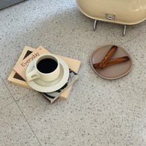 도든 접착식 데코타일 바닥 타일 50cm 낱장, 점착, 테라조_브레드버터(D2)
