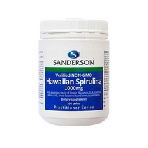 NZ직구 샌더슨 화이트보틀 하와이안 Premium Quality 스피루니아 화이트탑 non-gmo 1000mg 300TAB 1PACK, 수량, 상세참조