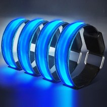 LED 밴드 야광밴드 야간 LED 암밴드 컬러 발광 식별띠, 핑크