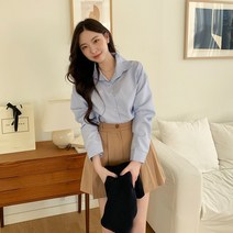 린다샵 알루아 스트라이프 루즈핏 베이직 남방-cpnb2346k2c