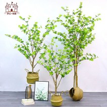 테라스꾸미기 조아트 플랜트월 알로카시아 인조나무 벽면녹화 조목 단풍 실내 화분 바나나 고무, 240CM, B, 1개