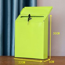 인테리어우체통 우편함 예쁜우체통 편지함 우체통 건의함 야외 보관함 전원주택, 옵션31