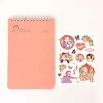 스터디 플래너 100일 - 빨강머리앤 베리코랄 문구 굿즈 팬시, 단품