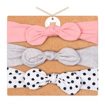 엠케이 실키 리본 유아 헤어밴드 3종 세트