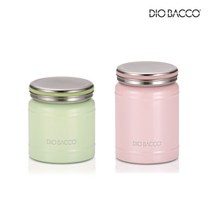 디오바코 파스텔 보온 죽통 핑크(450ml)/민트(300ml), 핑크, 1개
