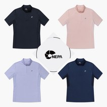 [네파] 22년 S/S 무더운여름 이만한 등산복 없다! 여성 리코 RICO 반팔 집업 티셔츠 (4색상 택1) - 7I45404