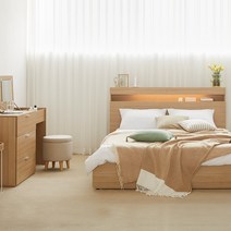 한샘 클로즈 침대 Q퀸/K킹 + 노뜨 라텍스탑 매트리스 Q퀸