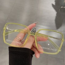 이니셜 글라스 패션 렌즈 블랙 선바이저 여자 동그란 얼굴 선글라스