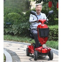 전동스쿠터 전동차 바이크 사륜 어르신 전기 장애인, 10A 배터리 30마일180W