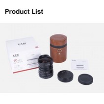 7artisans-10mm F2.8 풀 프레임 와이드 앵글 어안 렌즈 소니 E FX3 캐논 RF 니콘 Z 라이카 L 시그마 L 파나소닉 l용, Leica L mount_Black