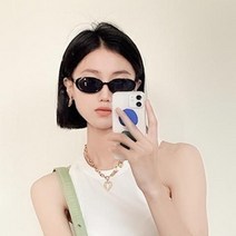 하이틴 레트로 미노이 선글라스 [힙한 커트코베인 이찬혁 자이언티 캣아이 연예인 타원형 웃긴 인싸 썬글라스]