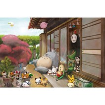 이웃집토토로 캐릭터 직소퍼즐 지브리 애니 굿즈 집콕 생활 스트레스해소 친구 가족 선물용, 토토로-11, 1000피스