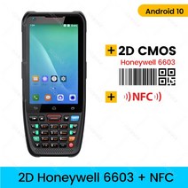 안드로이드 10 PDA 스캐너 휴대용 핸드 터미널 데이터 수집기 하니웰 N6603 QR 바코드 리더 크래들 충전, 07 2D Honey 6603 NFC_02 AU
