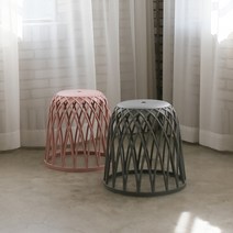 리빙숲 바스켓 스툴 4colors 빨래바구니 수납바스켓, 색상:블루, 단품