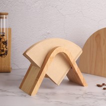 갓샵 우드 원목 드립 커피 필터 여과지 보관 홀더 케이스, 18X8.5X12cm