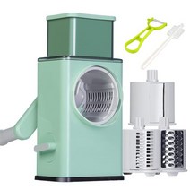 옥소 스파이럴라이저 회전채칼 롤러 야채 절단기 야채 grater for Kitchen, 모델 H 그린