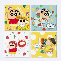 에이블 짱구는못말려 diy 유화그리기세트 캔버스형 20x20, Jip-꿈나라로 떠나요