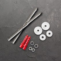 HLBATH 세면기 앙카볼트세트 120mm 세면대 설치부속품 세면기부속품세면기 앙카볼트세트 세면대 앙카볼트 세면기 볼트 앙카볼트 화장실 앙카볼트 욕실 앙카볼트 세면대 고정 부속품, 본상품