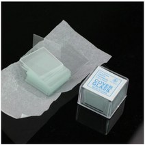 광학현미경 현미경 커버 유리 슬라이드 슬립 22x22mm 100 개1 박스 시료 준비용 액세서리 비즈니스 및 용, [01] 22mmx22mm