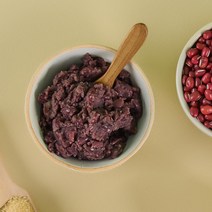 싸리재 떡만들기 재료 국산 통 팥앙금 [ 국산 팥소 300g ] 팥빙수 수수부꾸미 바람떡 꽃산병, 단품