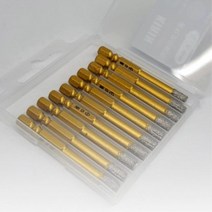 다이아몬드 융착 코어비트 임팩드릴 대리석 유리 타일 기리 타공 천공 1P, 6mm