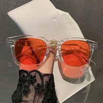 틴트선글라스 DLIDW 직사각형 빈티지 선글라스 패션 디자인 레트로 여성 안경 한국 스타일 캐주얼 고글 뿔테