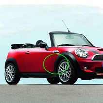 BMW 부품미니 쿠퍼 2002-2008 용 4pcs 휠 아치 트림 눈썹 상부 펜더호환, 오른쪽 후면