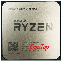Amd ryzen 5 1500x ghz 쿼드 코어 프로세서 cpu de oito núcleos l3 = 16 m w yd150xbbm4zie soquete am4, 한개옵션0
