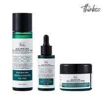 [3종SET] 띵코 아하바하파하 힐 센텔라 시카 기초화장품(토너+앰플+크림) 1세트 +쇼핑백, 단품