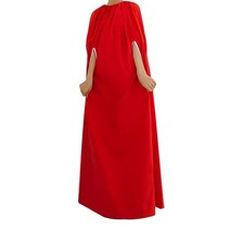 승모근마사지 뒷목뻐근 어깨찜질기 detox full body 사우나 fumigation home cloak bath robe yoni steam 가운 질 스파 발한 도구 방수, 빨간색