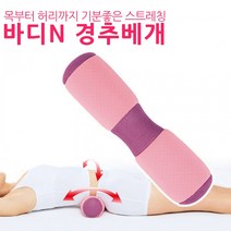 바디앤 스트레칭 경추 골반 허리 베개, 1개