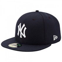 New Era 남성 뉴욕 양키스 MLB 정통 컬렉션 59FIFTY 캡 크기 6 3/4
