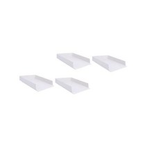 Ciieeo 4pcs 박스 데스크탑 보관함 책상 서랍 수저 트레이 책상용기 플라스틱 서랍 분리대 플라스틱 책상 정리함 플라스틱 분리대 펜 보관함 파일케이스