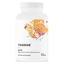 쏜리서치 BPP 베타인 펩신 판크레아틴 영양제품 Thorne 고약사 180캡슐 1병, 개