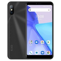 KXD 언락 안드로이드 휴대폰 6A 3G 듀얼 SIM 2500 mAh 배터리 휴대폰 5.12.7cm 풀 스크린 8GB ROM 확장 가능한 64GB 스마트폰 (블랙), Black