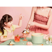 미니 아이스크림기계 가정용 아이스크림메이커 제조기, 아보카도 그린