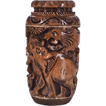 사무실 책상용 공예품 거래 연필꽂이 나무 귀여운 펜 컵 - 디자이너 브러시 및 펜 스탠드 사무실용 액세서리 학교 가정 작업 공간 - 천연 나무 연필 꽂이, Wood