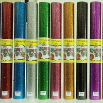 칼라 글리터 접착롤 15색 60cm x 101cm 네임핀만들기 글리터롤 반짝이롤, 글리터 접착롤 60cm x 101cm, 10롤, 골드