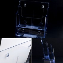 카다로그거치대 꽂이 A4 2단 팜플렛거치대 카탈로그꽂이 아크릴꽂이